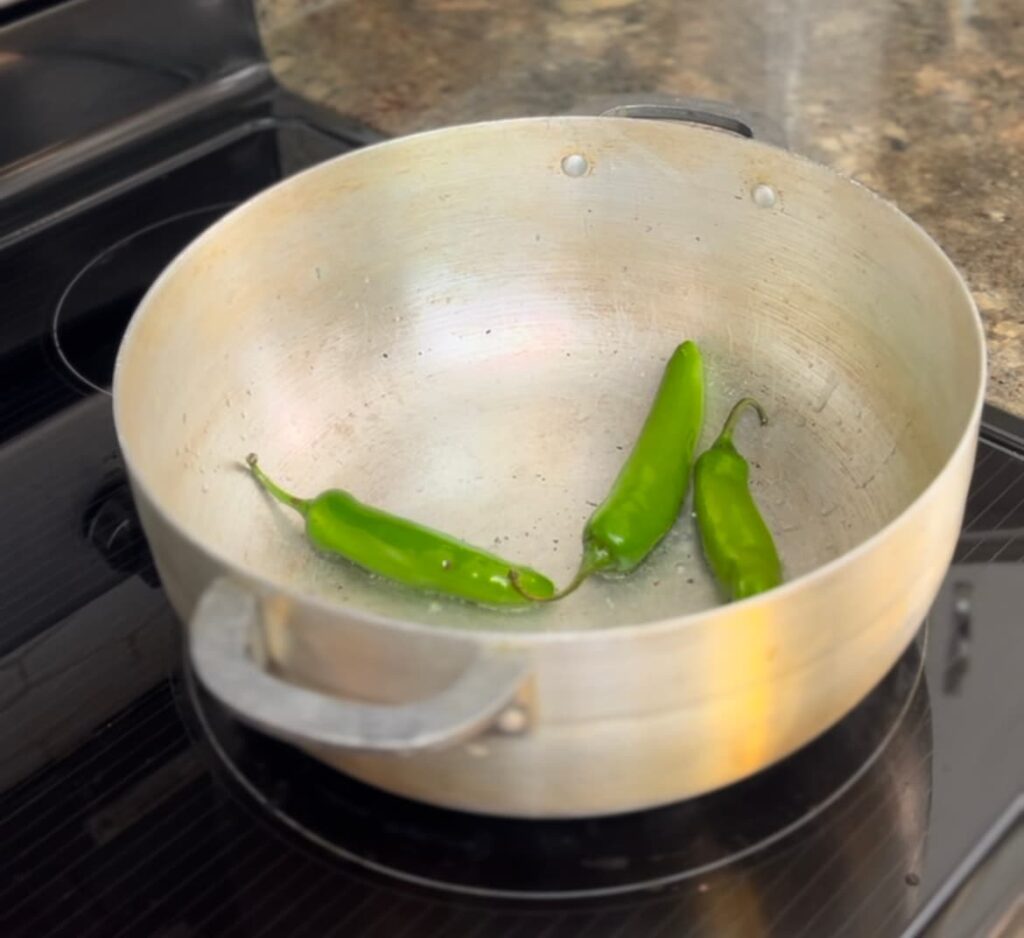 Making Tunisian Couscous.. Chili Peppers