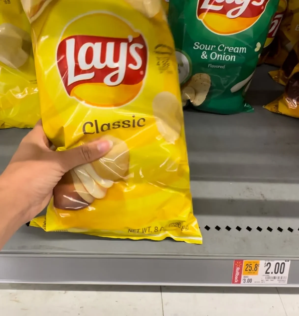 Lays Potato Chips 8 oz