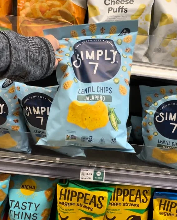 Simply 7 Lentil Chips Jalapeño