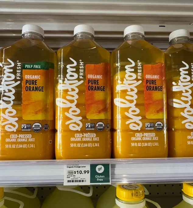 Evolution Cold Pressed Organic Orange Juice