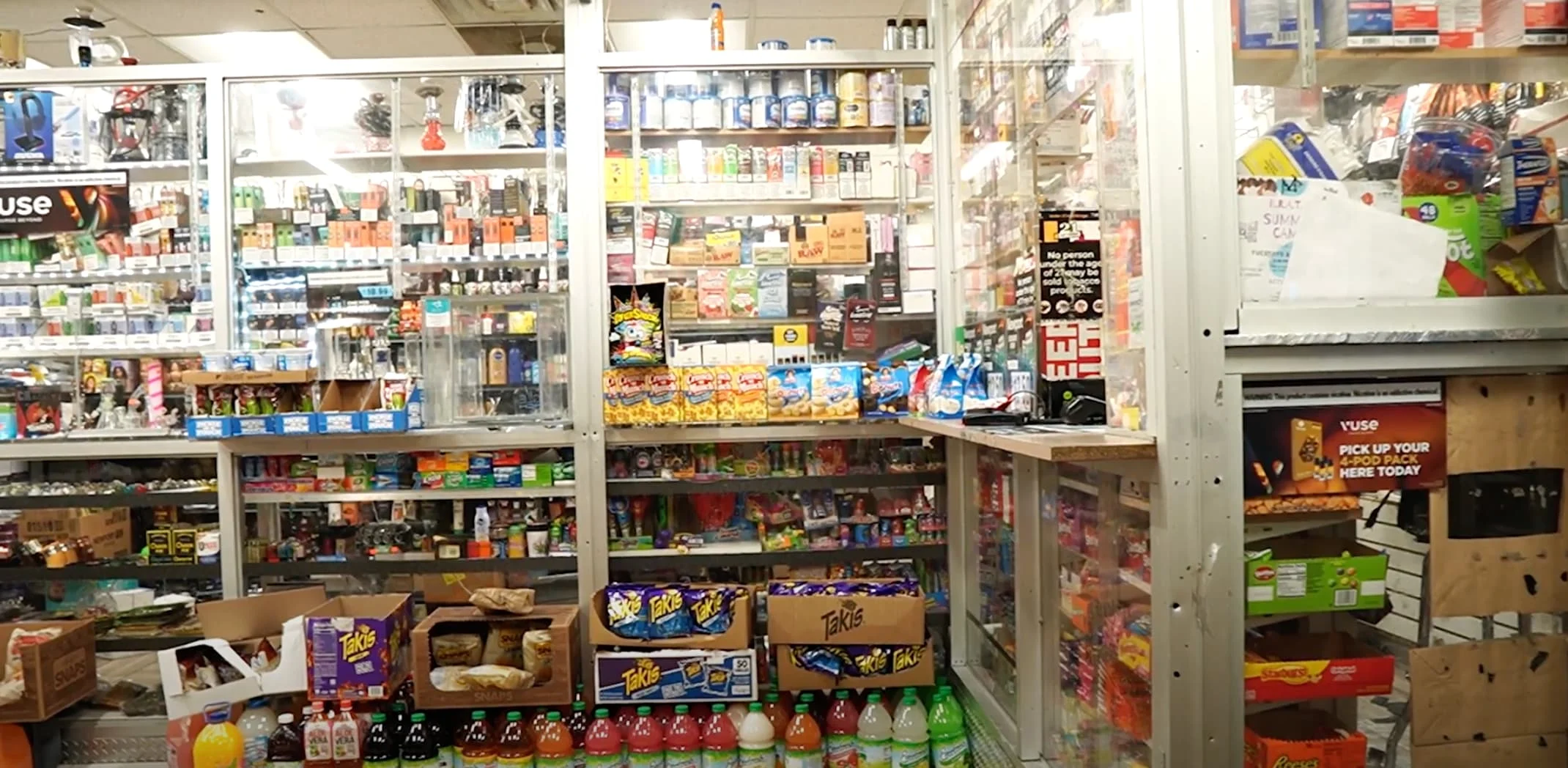 Plexiglass convenience stores